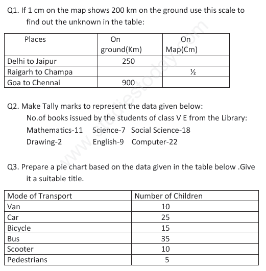cbse-class-4-mathematics-mapping-your-way-assignment